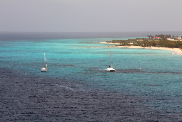 Caribbean blue water at Grand Turk