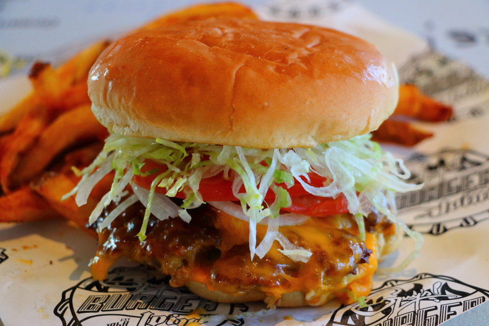 Guy Fieri burger on Carnival cruise line