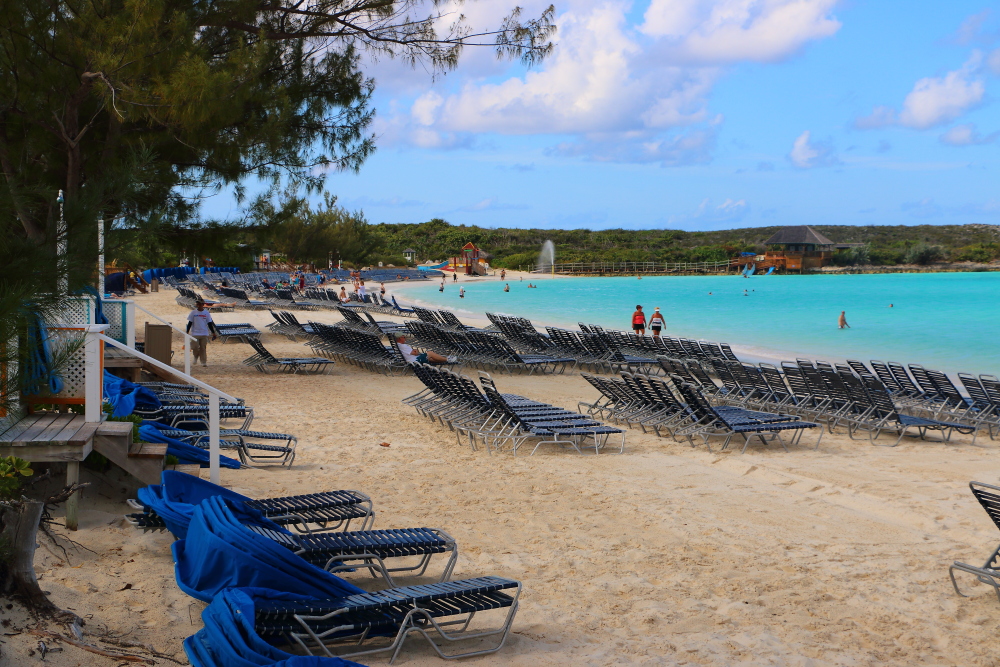 Half Moon Cay loungers