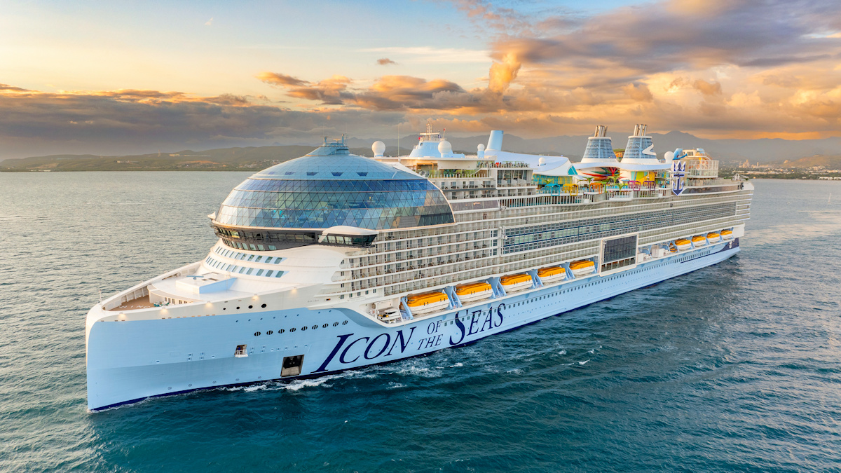 Aerial photo of Icon Of The Seas