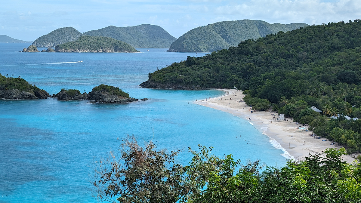 Trunk Bay on the island of St John