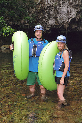 Belize Cave Tubing