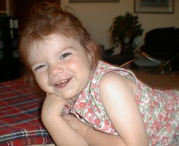 My grand-step-niece, Kindra