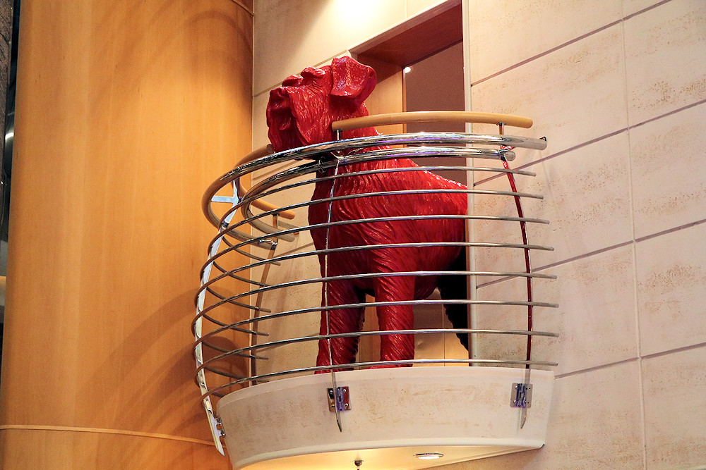 Liberty Of The Seas big red dog