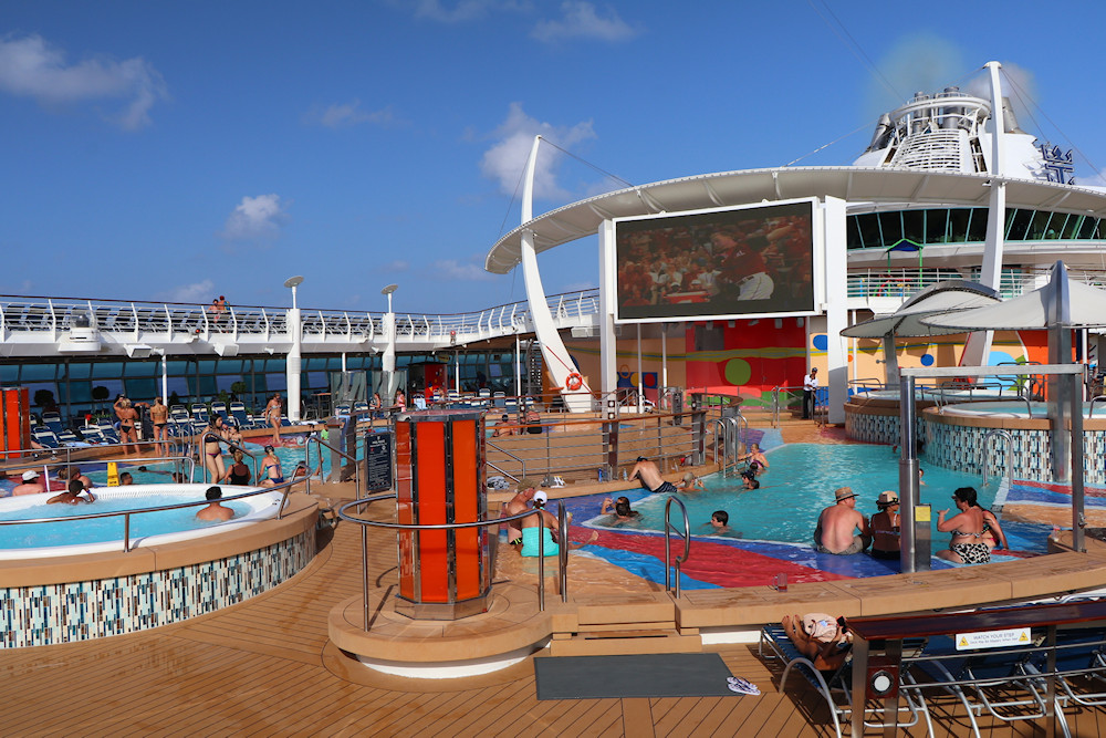 Liberty Of The Seas main pool area