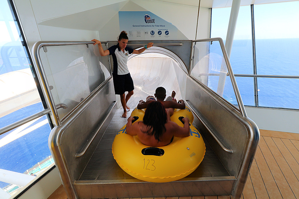 Tidal Wave waterslide on Liberty Of The Seas