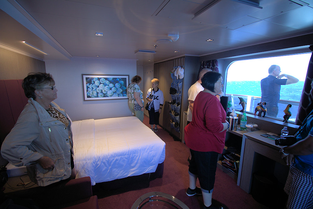 CruiseCritic cabin crawl on MSC Seaside