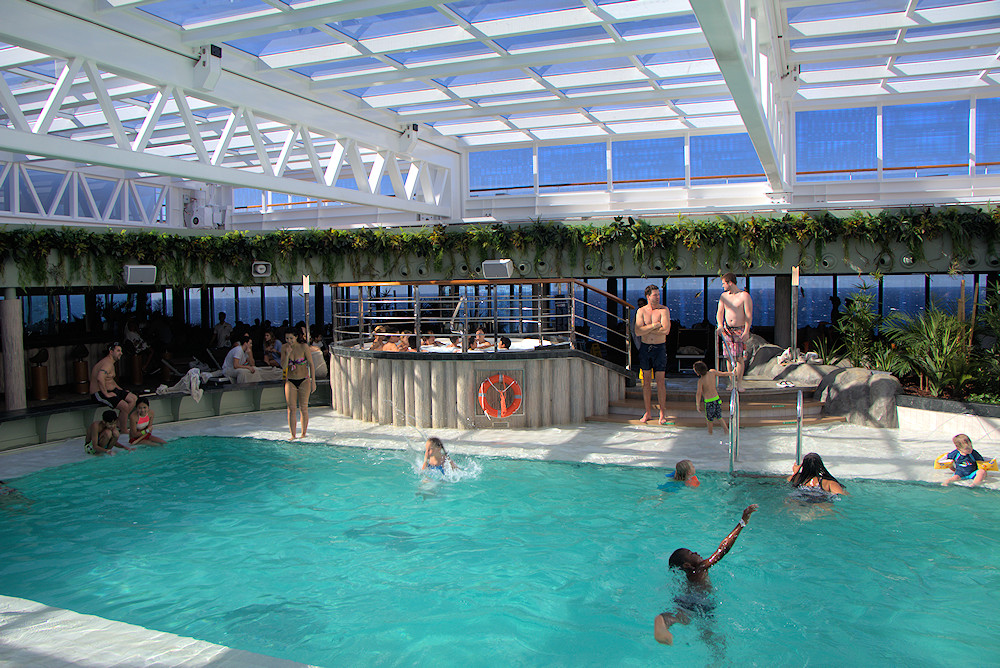 MSC Seaside jungle pool