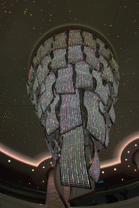 Norwegian Escape chandelier