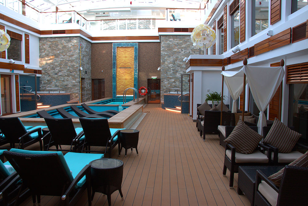 Norwegian Escape Haven courtyard