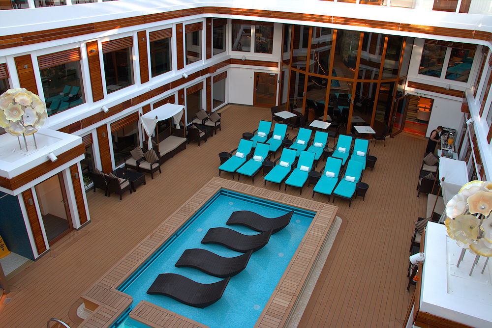 Norwegian Escape Haven courtyard