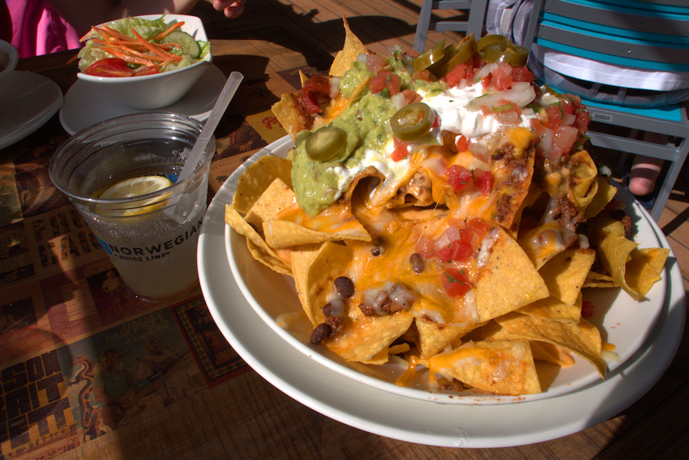 Norwegian Escape Margaritaville nachos