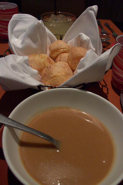 Norwegian Escape lobster bisque soup