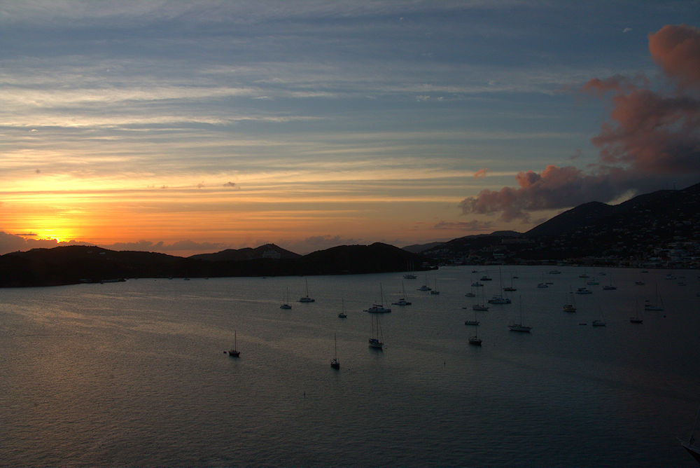 St Thomas USVI sunset