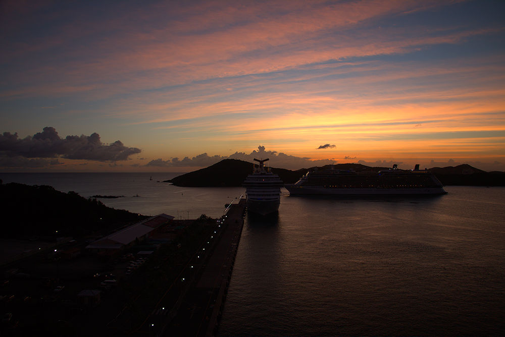 sunset St Thomas USVI