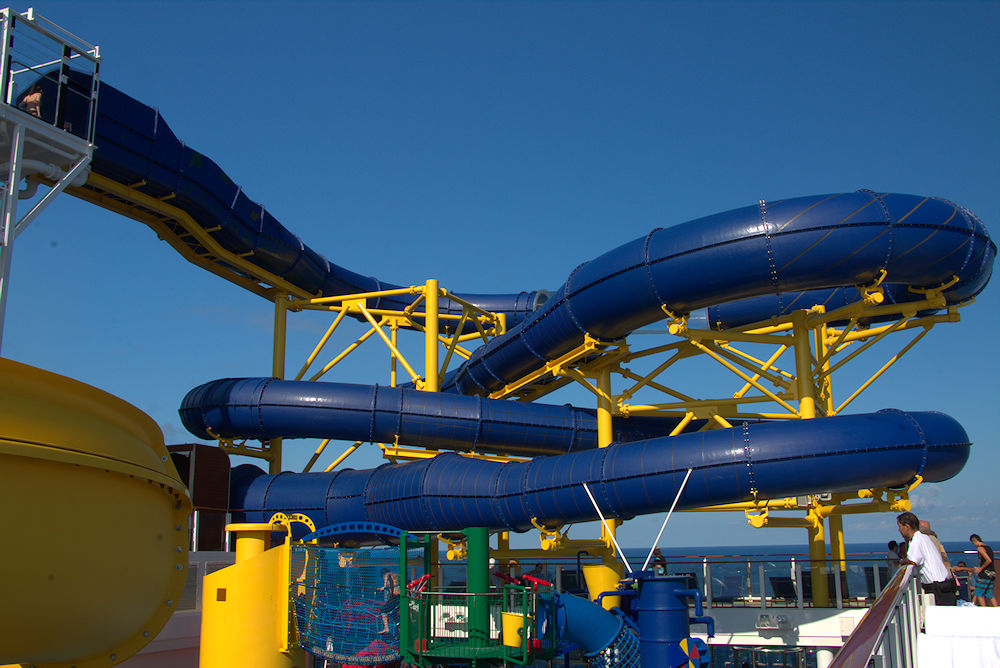 Norwegian Escape water slide