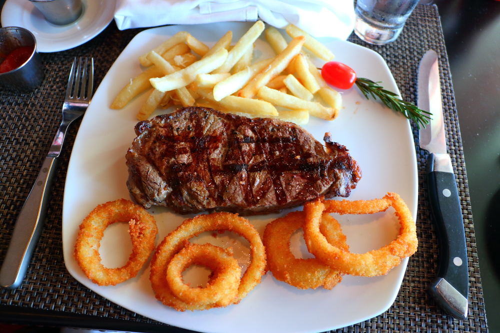 Cagney's steakhouse on Norwegian Getaway