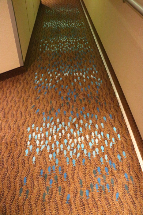 Norwegian Getaway carpet fish