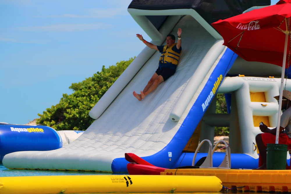 Jim Zimmerlin having fun in Nassau - The Bahamas