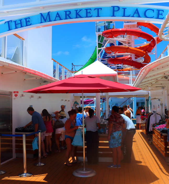 Norwegian Getaway Market Place shopping