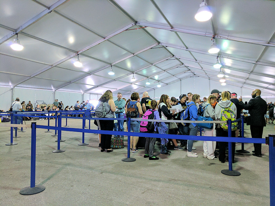 Port Of Miami tent terminal