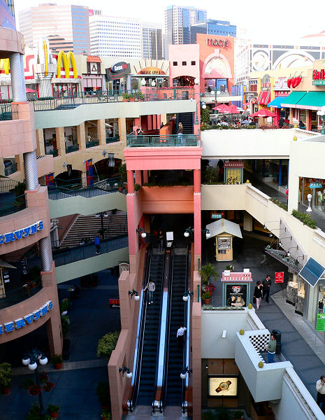 Horton Plaza in downtown San Diego