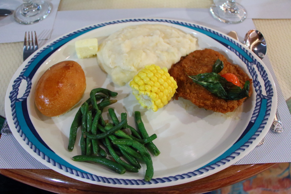 Sapphire Princess dinner buffet plate