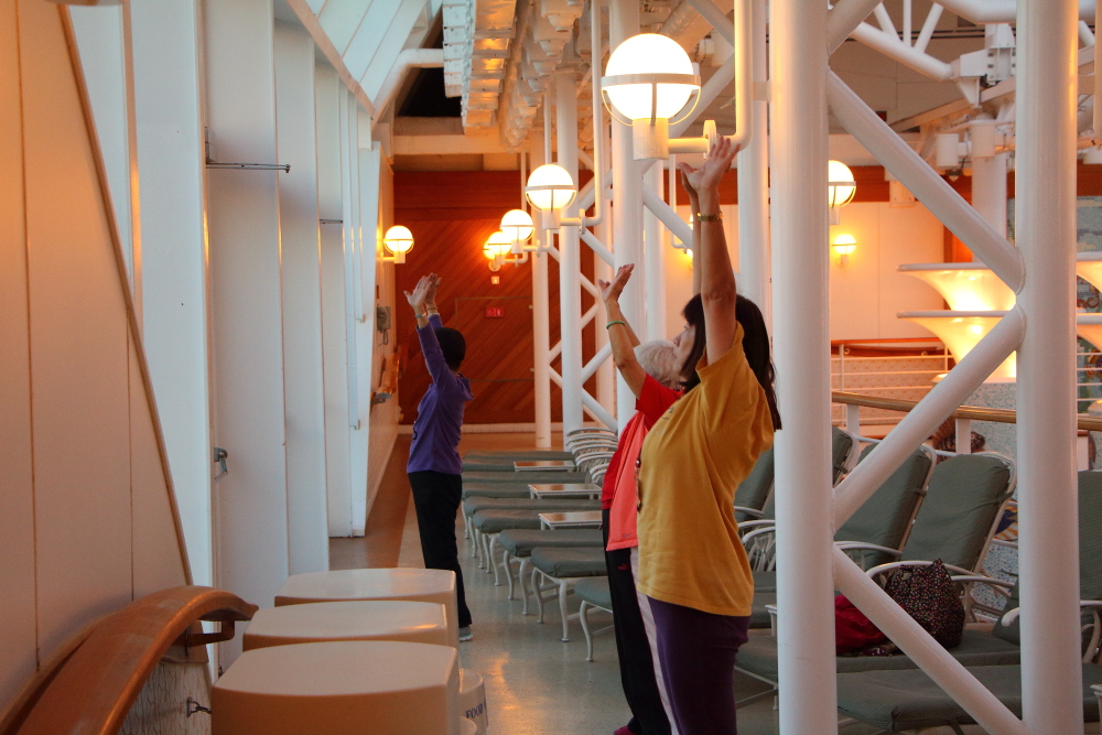 Sapphire Princess exercise