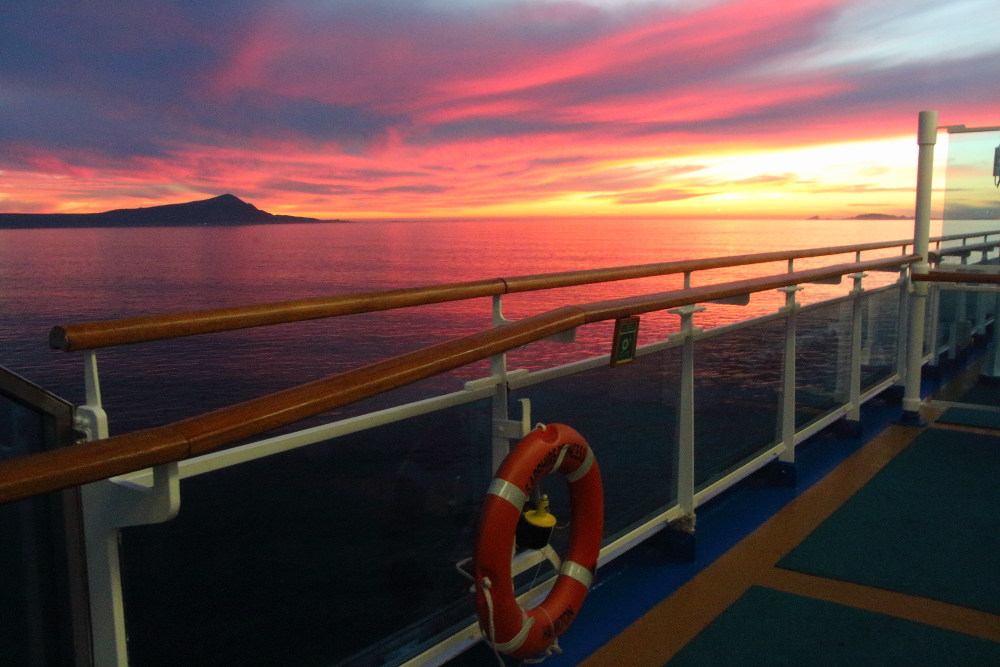 Sapphire Princess sunset