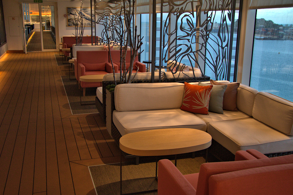 comfortable seating on Viking Sea