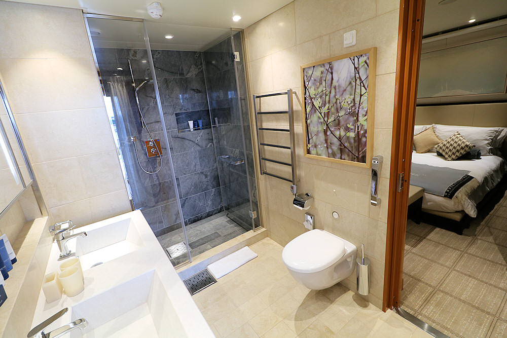 Viking Star owners suite bathroom