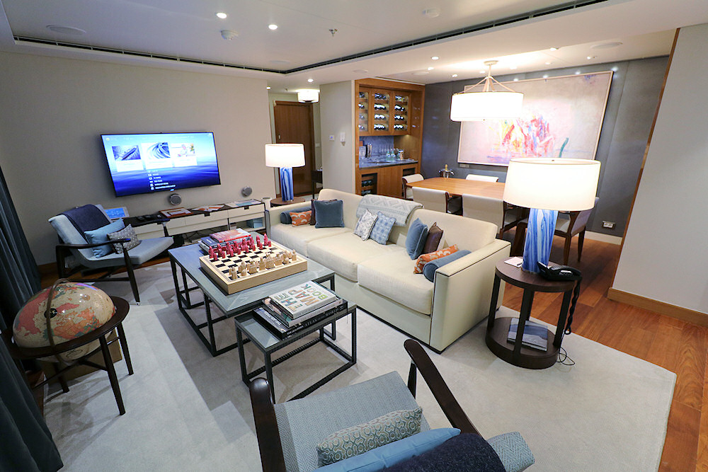 Viking Star owners suite living room